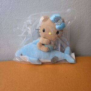 The Kahala Resort Hello Kitty Plushie with Blue Dolphin